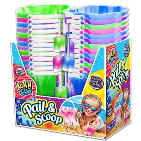 Ja-Ru Ja-Ru Kool'N Fun Pail and Scoop Assorted 2 pc 6571